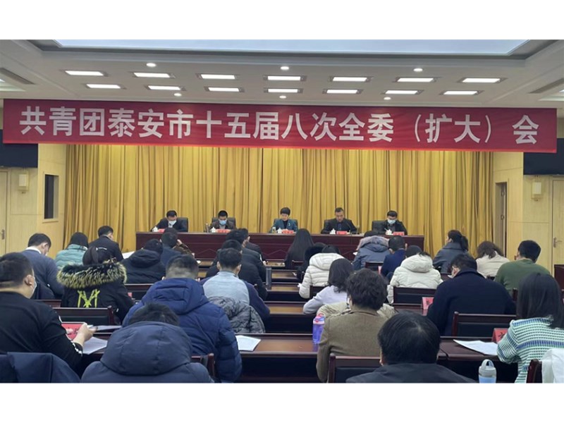 共青团泰安市十五届八次全委（扩大）会议召开